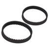 2PCS Vacuum Cleaner Belt Rubber Wear Resistant Vacuum Cleaner Belt Replacement for SHark AZ1002 AZ1000 AX952 AX950