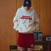 Sports Illustrated Basketball Stacked Logo Hoodie Shirt (Ivory)
