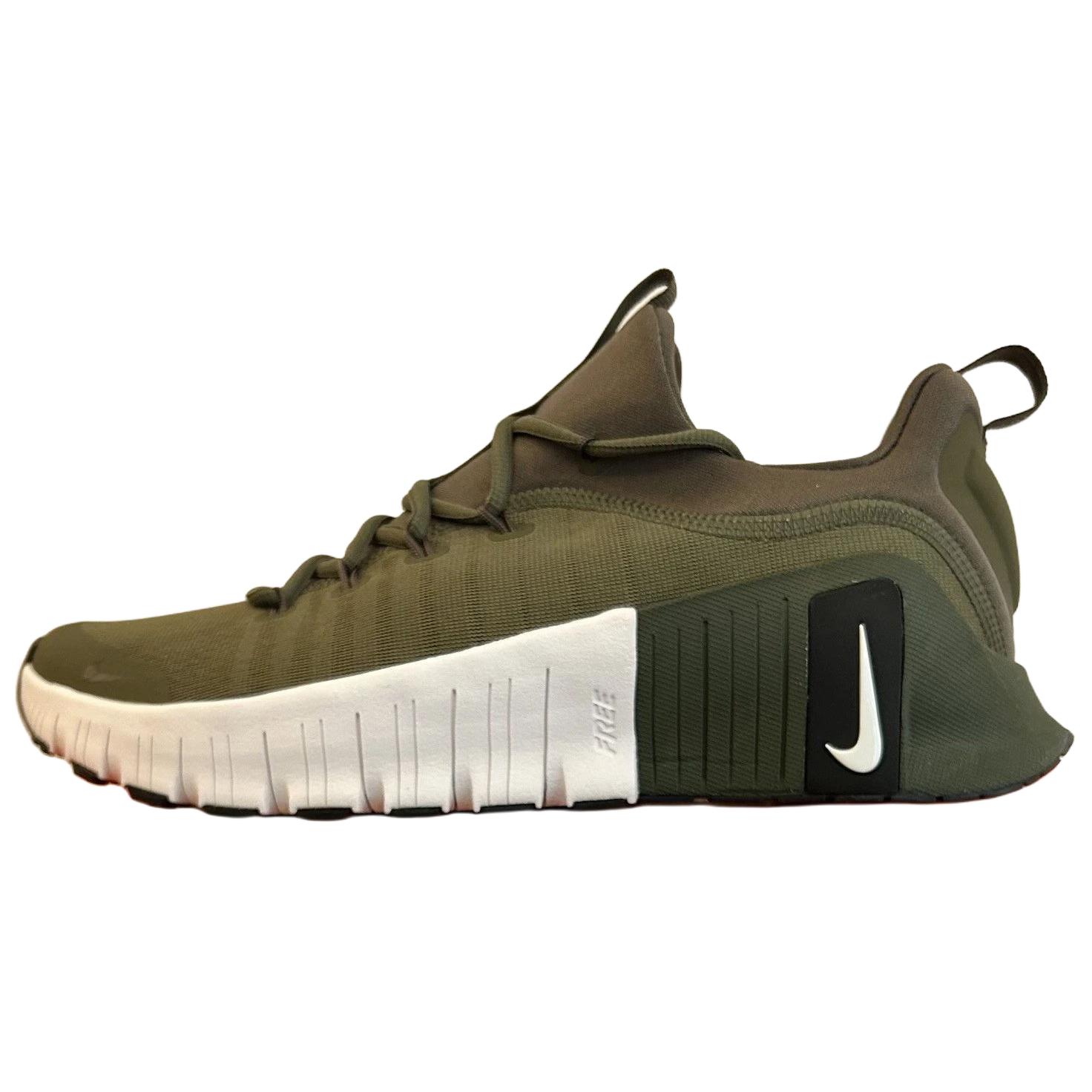 Nike Free Metcon 6 Medium Olive Men Sneakers Green Cargo-Khaki Black FJ7127-202 42