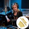 Acoustic Guitar Hardware Upgrade Set with Precisions Engineered Metal Bridge Part Suitable for Superior Note Articulations