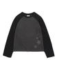 Bibalabida Falling Dot Raglan Long Sleeve T-Shirt