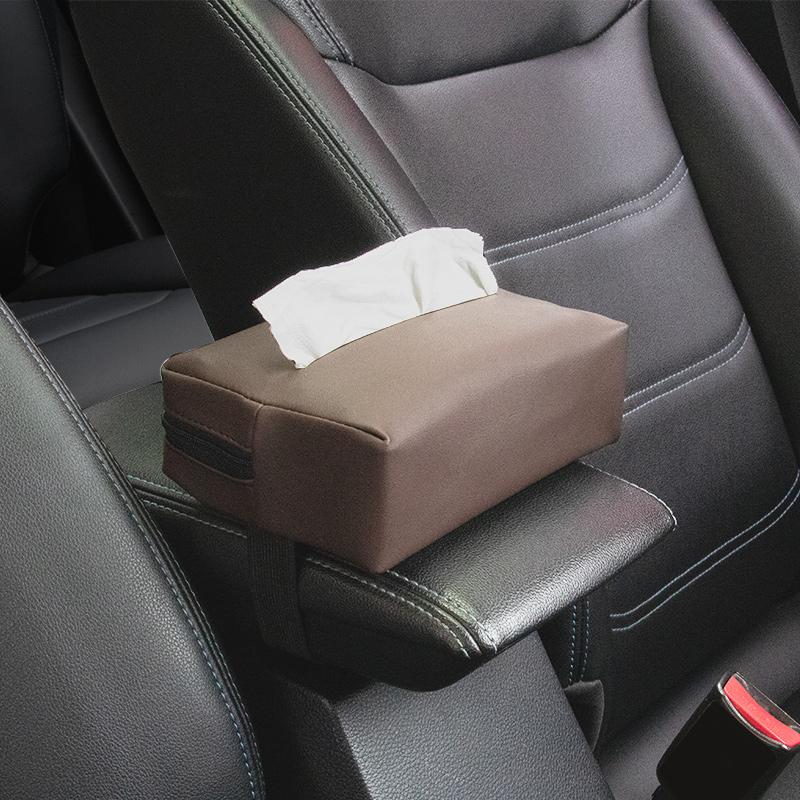 Hot Sale  minimalist style Car tissue storage box tissue bag for Alfa Romeo Aston Martin Autozam Dacia Dodge Dongfeng коричневый