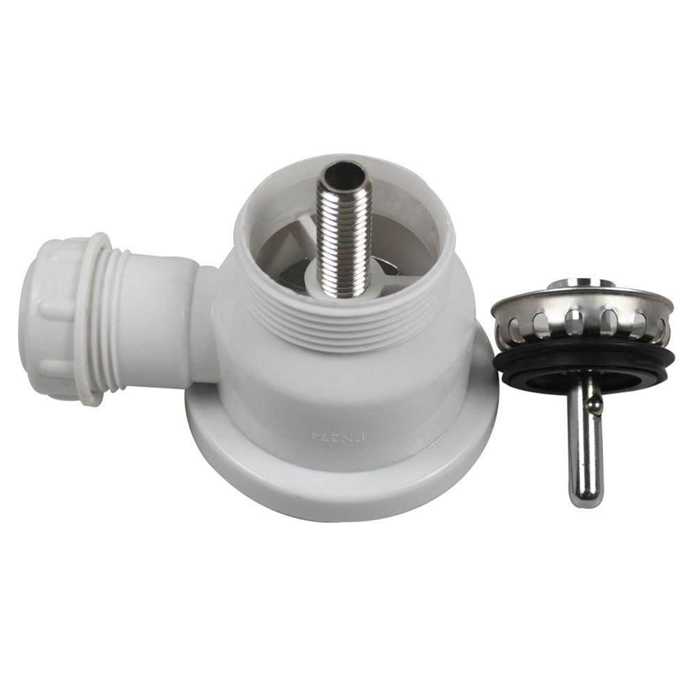 Edelstahl 70mm PP Flansch Passt Waschbecken Mini Korb Sieb Abfall Kit Küche