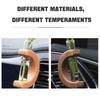 M-Modern-Car Vase Vent Clip, Car Vent Propagation, Mini Car Flower Vase Vent Clip, Car Flower Vase Clip Holder Glass Tube, Durab