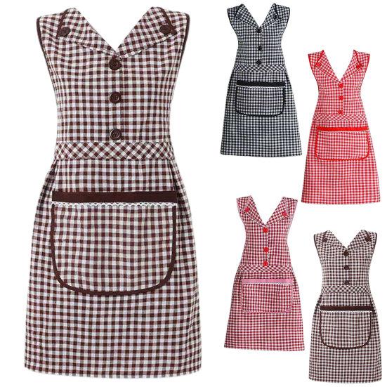 Delantal de cocina duradero a prueba de aceite, Bolsillo grande, útil, mono antigrasa y antidesgaste para delantal de cocina para comedor