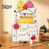 Birthday Party Sign First and Last Day of School Board for Kids, Reusable Wooden Handwritten Note Holder Chalkboard Sign, Cute Writing Daily