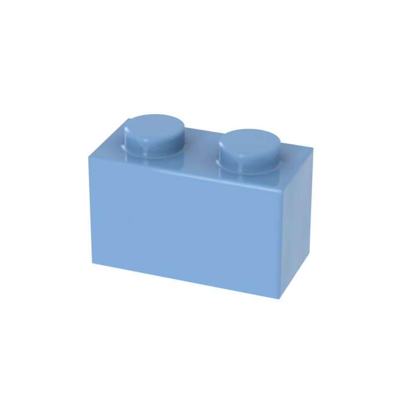 [FunBrick] 20/50/100PCS 1x2 Brick DIY Building Blocks Thick Figures Bricks Dots Creative Compatible With 3004 Toy f