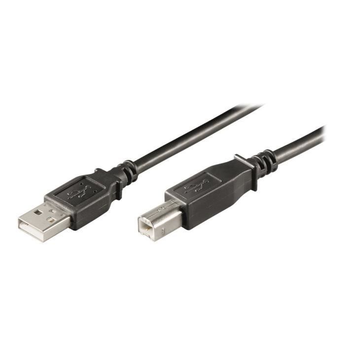 USB kabel Ewent - USB Typ B (M) pro USB (M) - USB 2.0 - 5 m - Černý