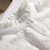 Jacquard Detachable Fake Collar White Adjustable Neckline False Blouse Collar  Clothes Decoration