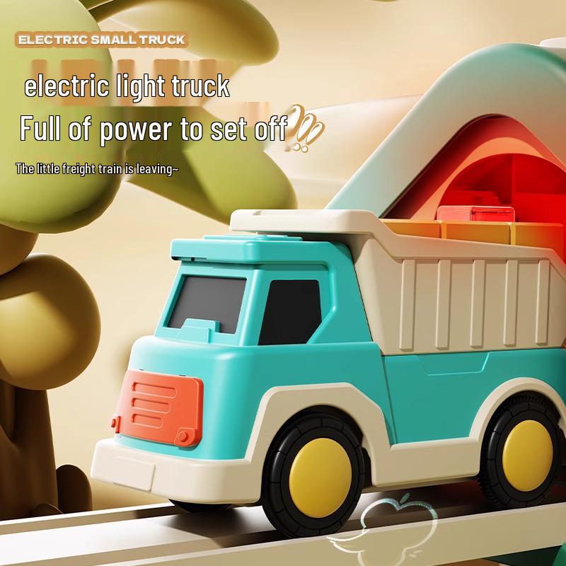 Forest Train Track Adventure Set: Educational Puzzle & Construction Vehicles for Ages 3-6