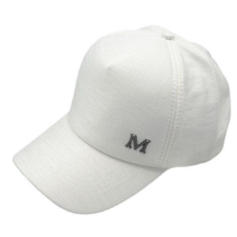 Hat Women's Spring Summer Versatile M Letter Label Cap Back Net Fashion Sunshade Sunscreen Cap Baseball Cap Tide