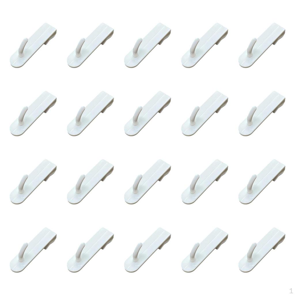 20 Pack Heavy Duty Pegboard Wall Hooks, Hanging Hooks for Walls, Craft Room, Jewelry, Hiking,