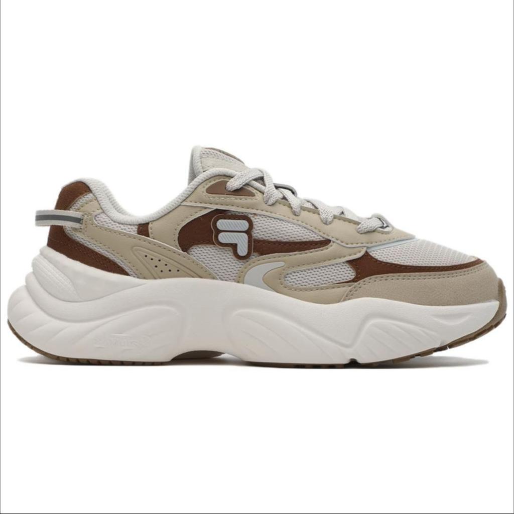 Fila Fusion Conch Ii Retro Comfortable Low Top Casual Running Shoes Women sneaker Sand T12W331607FRS