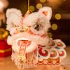 Handmade Lion Lantern Material Pack with Movable Head And Limbs DIY Lion Dance Lantern Kit Glowing Chinese Style Mid-Autumn Festival