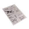 Christmas Clear Stamps Vintage Silicone Seals DIY Scrapbooking Card Making 6XDE