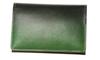 URUSHI Lacquer Business Card Holder with Genuine Made In Day 4330 [CYPRUS] - - Sasagusset, Leather, Japan, Father's Gift, Green,