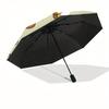 1pc Rilakkuma Cute Bears Chick Pattern Umbrella with Plastic Handle,Suitable for All Seasons Home Travel Outdoor UmbrellaM1128