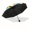 Rugrats Automatic Open Umbrella Compact Foldable Design, Durable Fabric for Casual Travel Companion for Outdoor a0822036