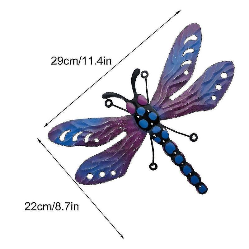 3d Bee Wall Decor Wrought Iron Sculptures Garden Home Window Decoration Crafts Indoor Outdoor Hanging Ornaments