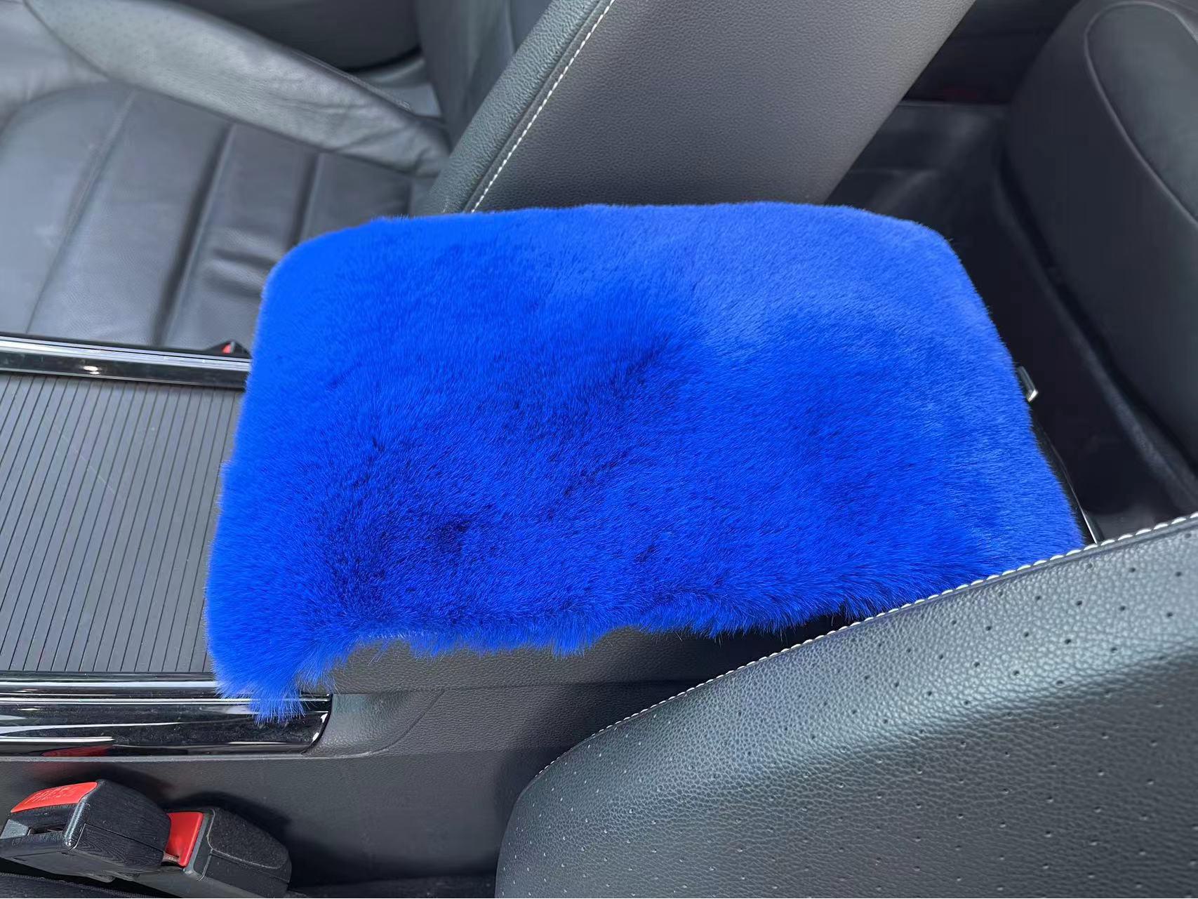 

Плюшевий автомобільний підлокітник, що імітує кролика - універсальний чохол для прикраси інтер єру