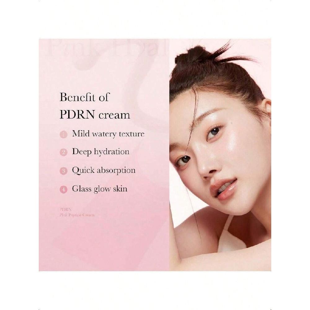 Medicube Salmon Dna Pdrn Pink Hyaluronic Moisturizing Cream 50ml Pink Soothing Cream, Hydrating & Firming, Uneven Skin Tone, Pore Care