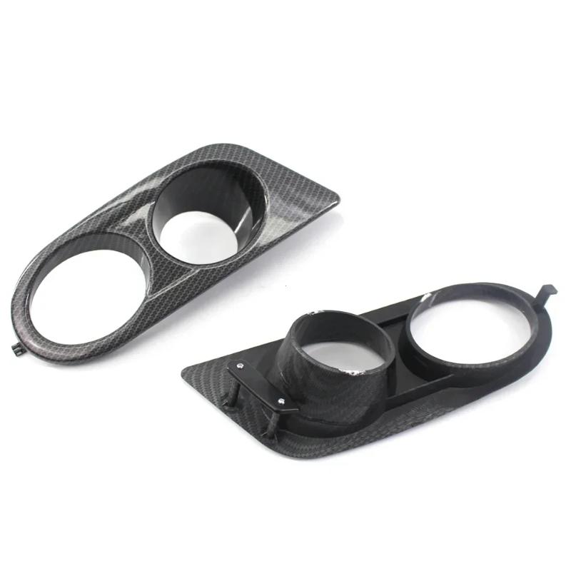 2pcs Front Bumper Foglight CoversDual Holes Car Accessory Fit for E46 M3 2001‑2006 Fog Lamp Guard Bezels Car Accessories