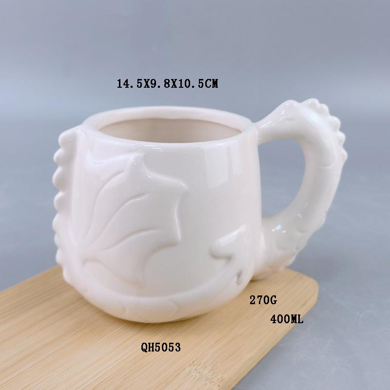 Ceramic Mug, Ceramic Skull Mug, Halloween Mug, Ghost'S Day Gift Cup 3D Three-Dimensional Cup