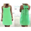 Luxurious Summer Beach Seaside Vacation Sexy Dew Shoulder Chiffon Dress For Women