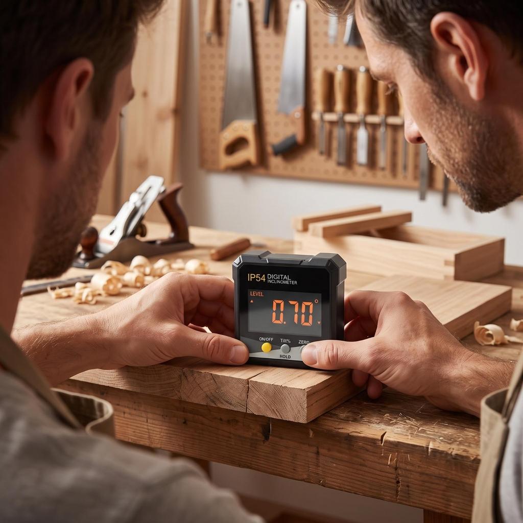 Digital Inclinometer Accurate Bevel Box Exact for Woodworking, Machinery Setup
