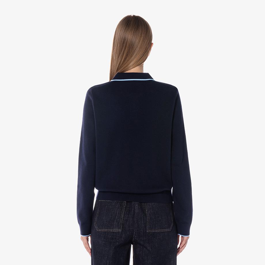 [lacoste] Women's Basic Polo Sweater AH813E-54NFHDE