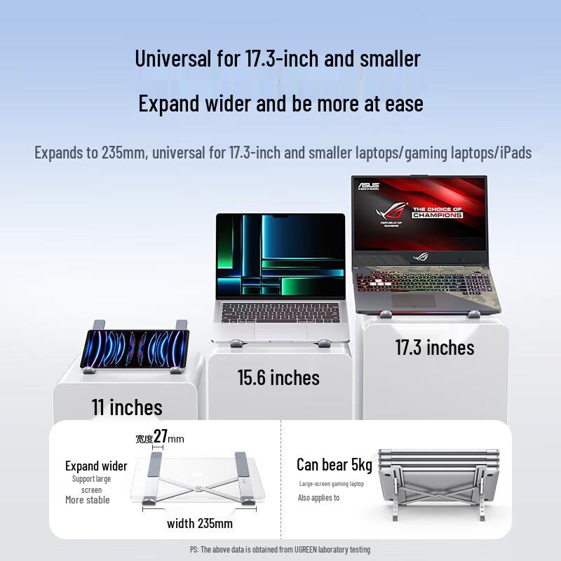 Ugreen Foldable X-Type Aluminum Laptop Stand