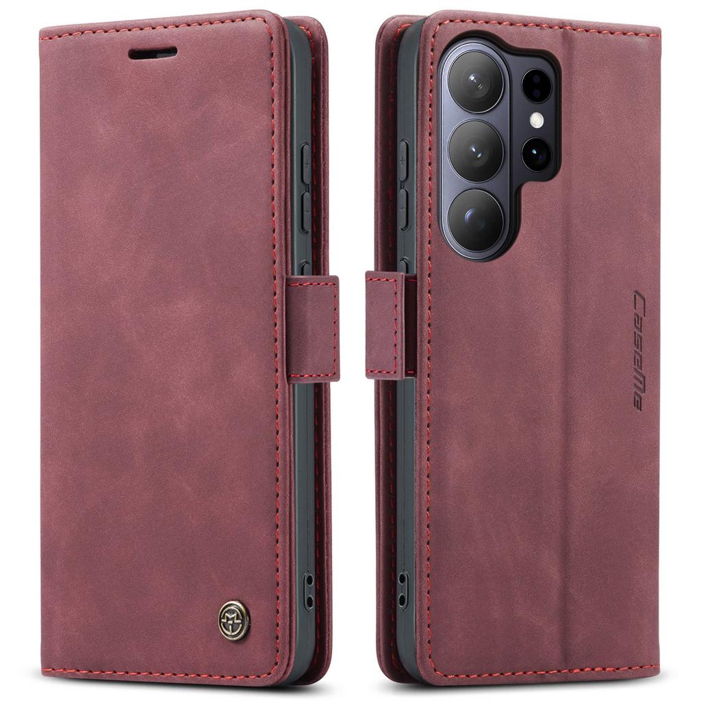 CaseMe High Quality Retro Magnetic Flip PU Leather Case for Samsung Galaxy S26 Ultra S25 S24 S23 S22 S21 S20 S10 S9 Wallet Cover