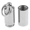Box Keychain Waterproof Multi Chamber Titanium Tablet Organizer for Reisen im Freien Camping