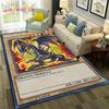 Cartone animato Anime Yu-Gi-Oh MONSTER CARD Tappeto Tappeto per casa Soggiorno Camera da letto Divano Zerbino Decor, tappeto per bambini Tappetino antiscivolo