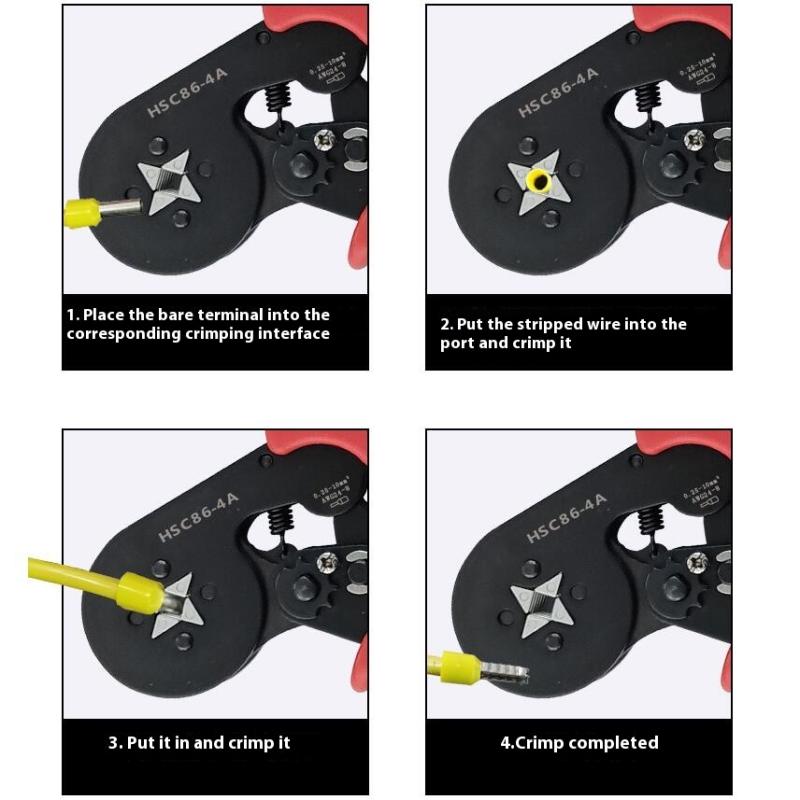 700 Stück gemischte Größen unisolierte Kabelhülsen blanke Klemmen röhrenförmige Drahtendhülsen einfach für Drahtverbindung Stift Crimp