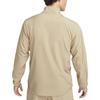 Nike Solid Color Stand Collar Zip-Up Long Sleeve Jacket Men Jackets Khaki FB7500-247
