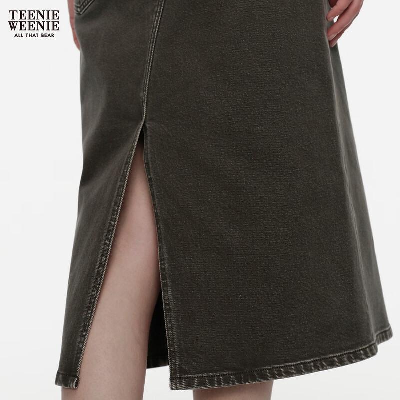 Teenie Weenie Little Bear Letter A-Line Long Skirt