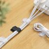 Reusable Data Cable Tie Punch-free Household Multi-functional Self Adhesive Desk Management Adjustable Cord Organizer Straps