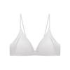 Women Invisible Seamless French Deep V Triangle Wireless Thin Strap Push Up Bra For Small Breast
