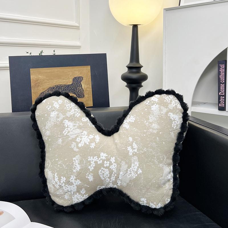 Подушка-бабочка с наполнителем Мягкая Удобная Диванная Подушка для поясницы Офисная Подушка для сна Диванная Подушка Спальня Домашний Декор 40x60cm