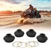 4pcs Rubber Dust Protection Covers  Joint Cover Abrasion Resistance Vehicle Dust Guard Quick Fixing for ATVs 
