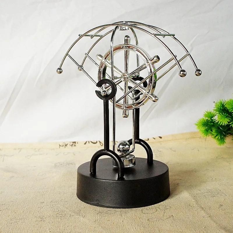 Fallschirmsektor Perpetuum mobile Schreibtischdekoration Newton-Pendel Metall Chaos Swing Kreatives wissenschaftliches Instrument Heimhandwerk