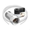 1.5M Hose and Valve Replace for Refrigerator Angle Filtration Systems