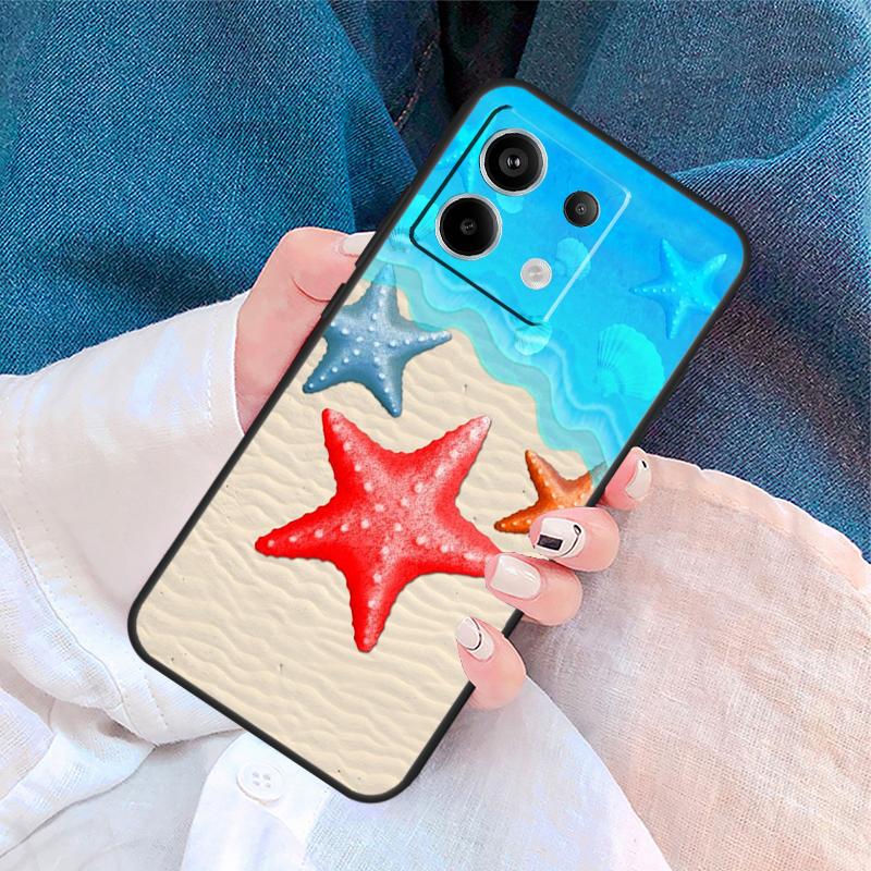 Sea Shells Cover For Xiaomi Redmi Note 14 Pro 13 12 11 9 10 9S 10S 11S 12S Redmi 10C 12C 13C 14C Case