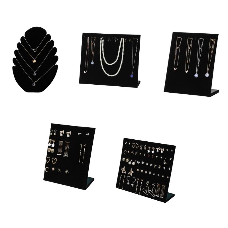 Jewelry Presentation Stand Organizer Rack for Earrings/Necklaces Jewellery Rack