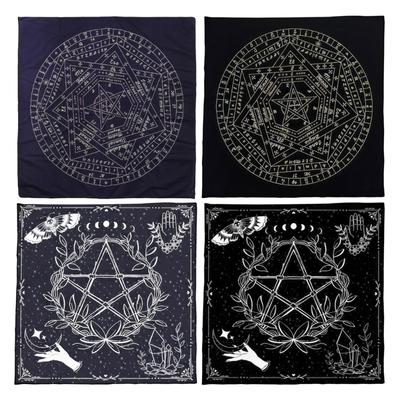Metaphysische Spielmatte Pendel-Divinationen Altar-Tischdecke Brettspiel Kartenunterlage