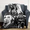 Mbappe Jubelmoment Decke Bequem Geeignet für Bett Sofa Couch Ganzjahresgebrauch Digitaldruck Ideales Geschenk für Freunde Familie Paare Pickni