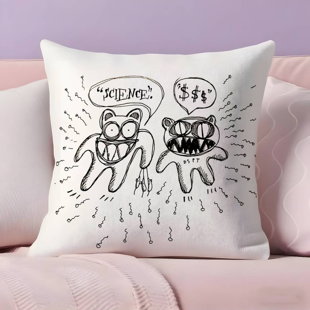 Music R-Radiohead Pillow Case  Ultra Soft Skin Friendly Fabric Cloud Like Comfort & Concealed Zipper