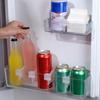 Retractable Refrigerator Divider Clip Adjustable Fridge Side Door Organizer Partition Board for Seasoning Small Items Storage