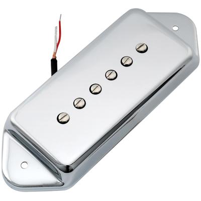 Artec ASA93 Alnico 5 P90 Pickup with Bridge PU for ES330 Electric Chrome Dog-Ear Casino-Style Guitar,